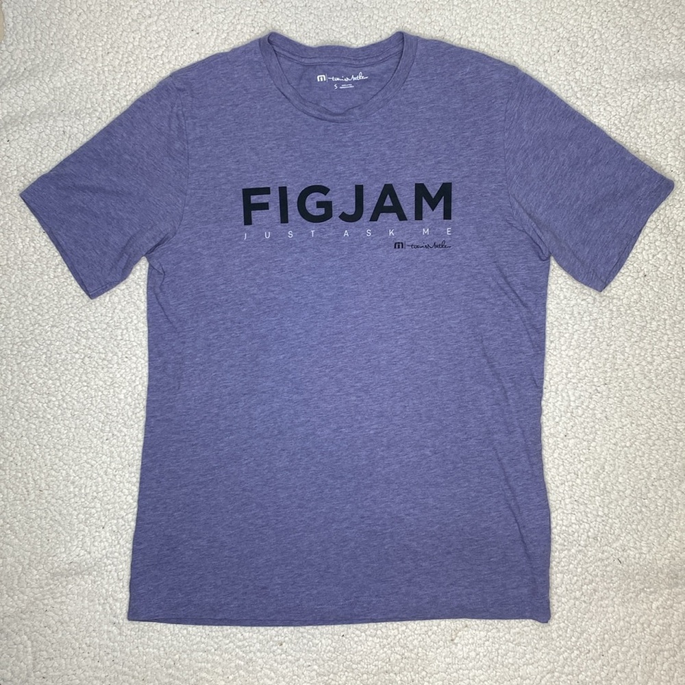 Travis Mathew Purple Figjam T-Shirt: Size Small